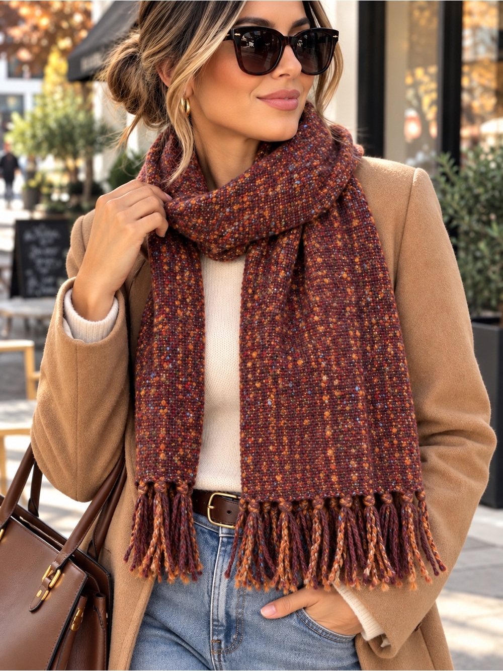 Handwoven Pure New Wool Scarf | Made in Ireland